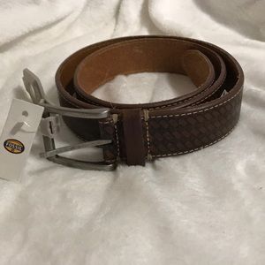Fossil Brown Cognac Leather Belt New!! Size 36